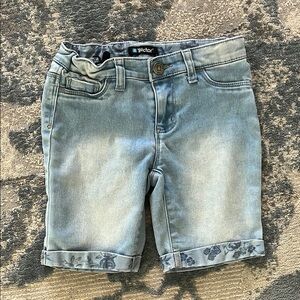 Tractor Blue Casual Denim Shorts